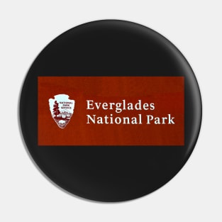 Everglades NP employee face mask design Pin