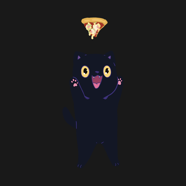 pizza cat illustration by maoudraw
