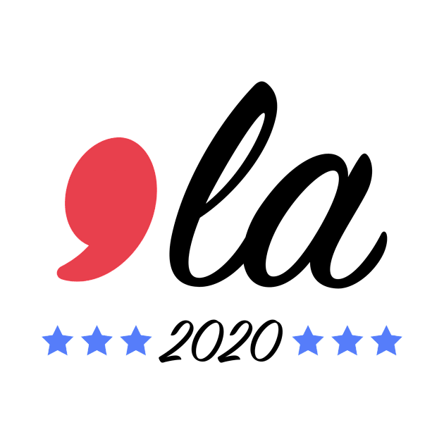 Funny Kamala Harris Comma La 2020 by designs4up