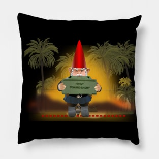 Vietnam Gnome w Claymore - Grenade w Fire w Jungle X 300 Pillow