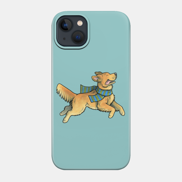 Running Golden Retriever - Golden Retriever - Phone Case