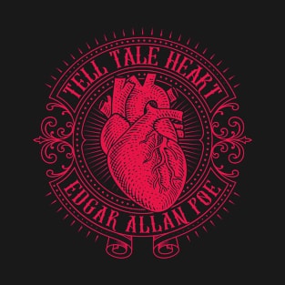 Edgar Allan Poe Tell-Tale Heart Literary T-Shirt