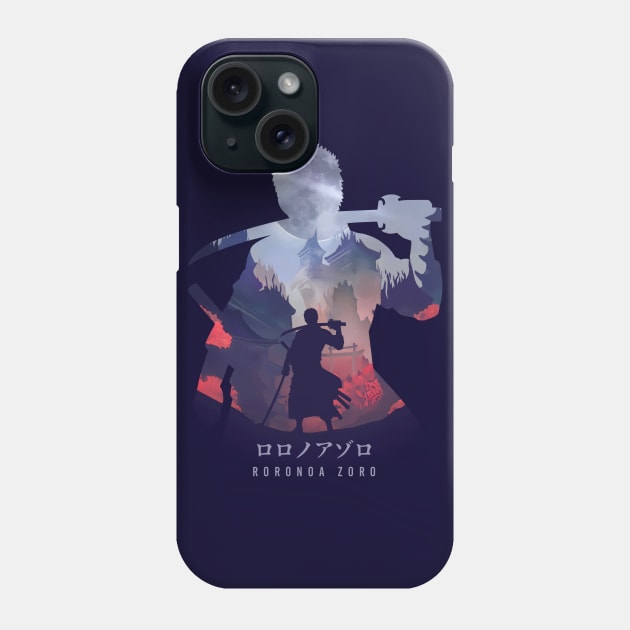 Zoro - Dark Illusion Phone Case by The Artz