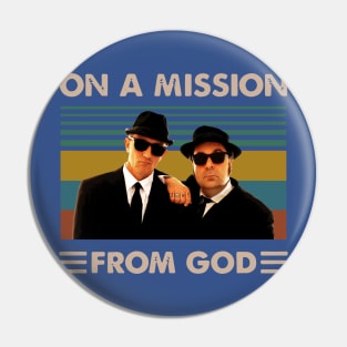 We're On A Mission From God 2 Pin