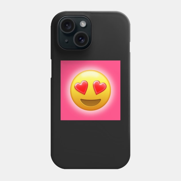 Smiling Face with Heart-Eyes Emoji | Pop Art Phone Case by williamcuccio