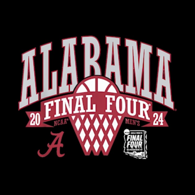 Alabama Crimson Tide Final Four by YASSIN DESIGNER