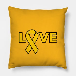 Go Gold with Love Pillow