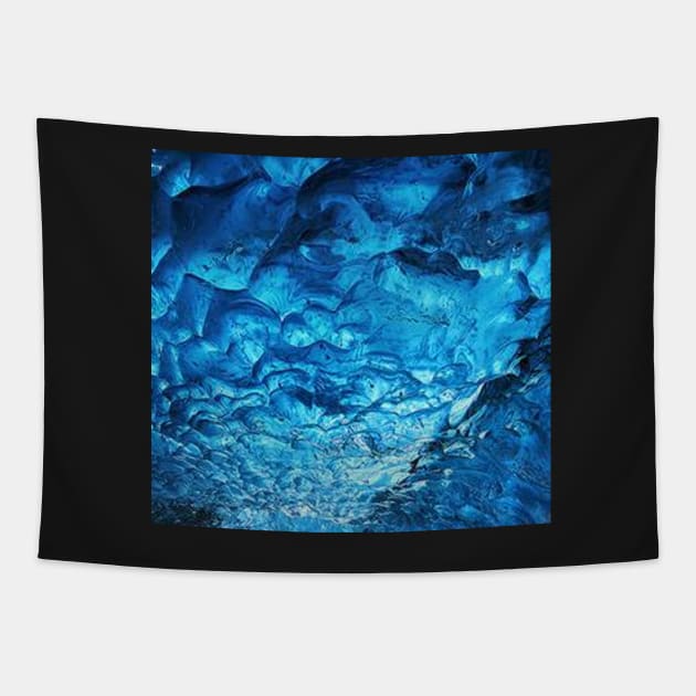 Crystal cave Tapestry by foxxya