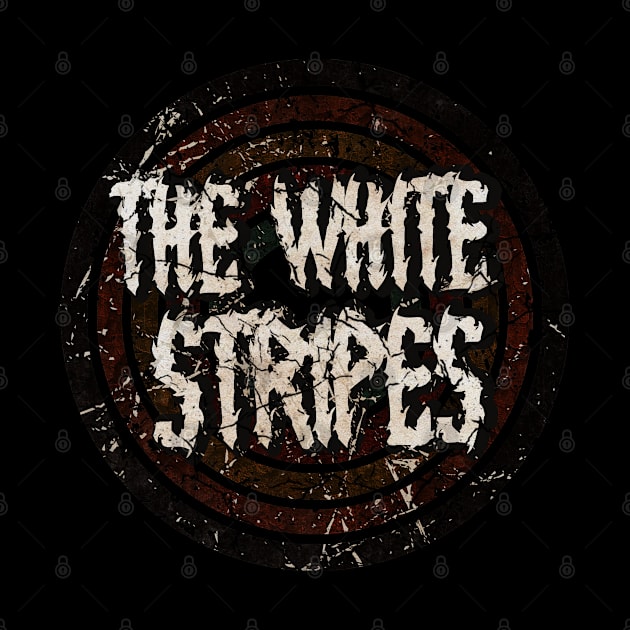 The White Stripes vintage design on top by agusantypo