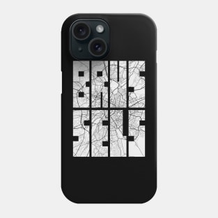 Brussels, Belgium City Map Typography - Light Phone Case