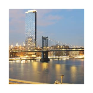 Manhattan Bridge Night T-Shirt