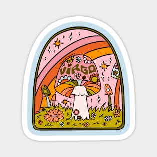 Virgo Mushroom Magnet