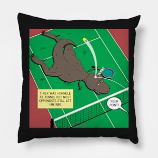 T-Rex Tennis Pillow