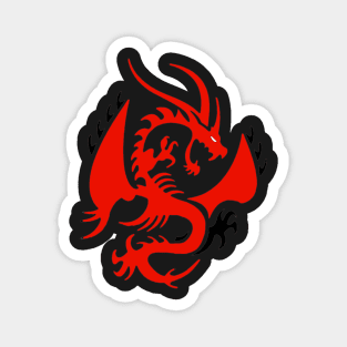 Red Dragon Magnet