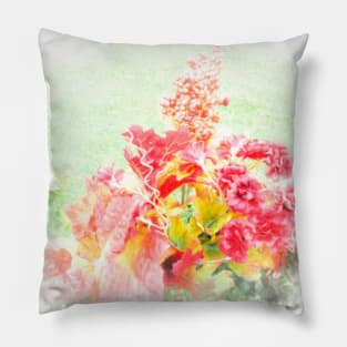 Stunnin Victorian Style Flower Picture Pillow