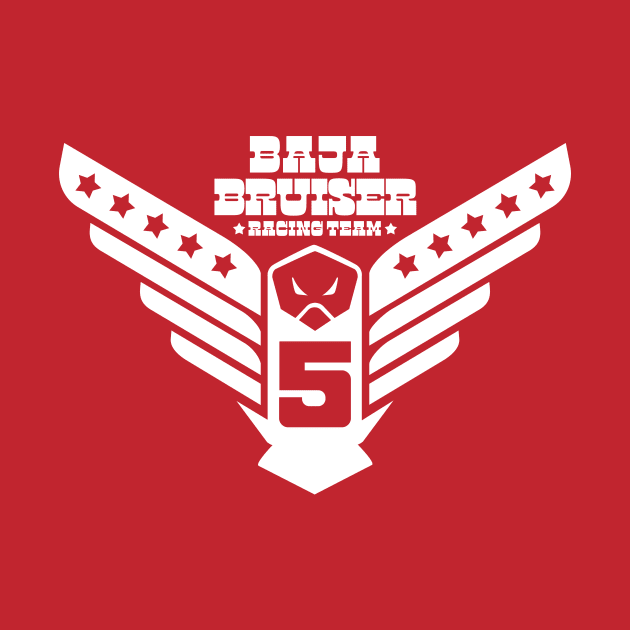 1974 - Baja Bruiser (Eagle Design - White on Red) by jepegdesign