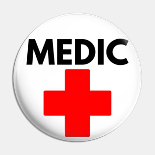 Visible Medic Decal for Protest or Other Pin