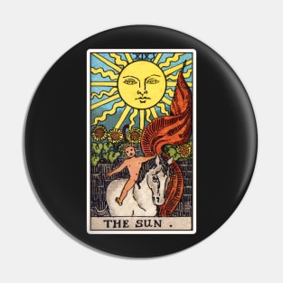 XIX. The Sun Tarot Card Pin