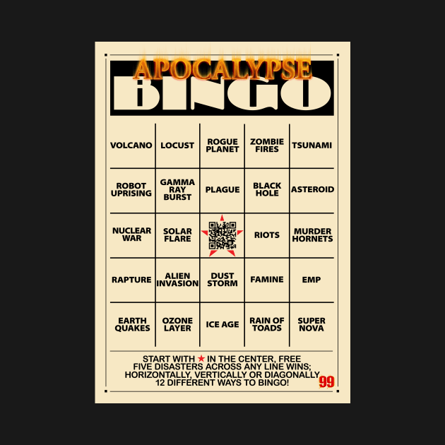 Apocalypse Bingo! by LeftWingPropaganda