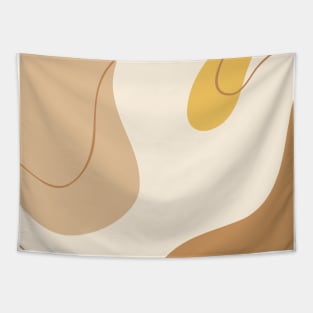 Mid-century modern organic abstract Tapestry