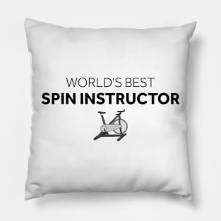 World's Best Spin Instructor Pillow