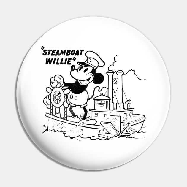 Steamboat Willie Vintage Pin by MEWRCH