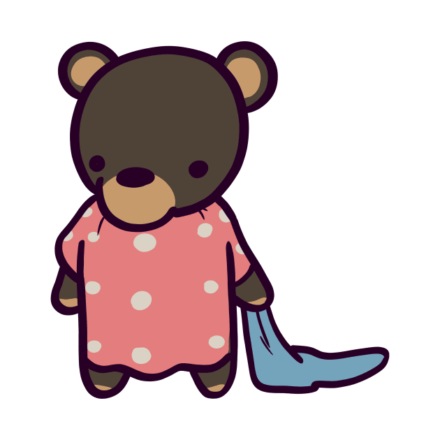 Cute Bear Cub Bedtime by ThumboArtBumbo