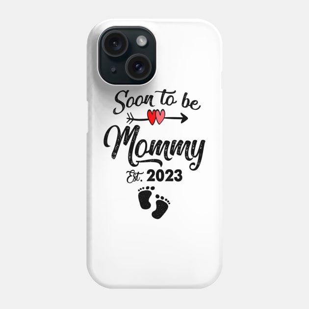 Soon To Be Mommy Est 2023 Floral Phone Case by tabbythesing960