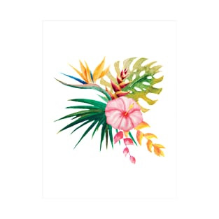 Tropical flowers T-Shirt