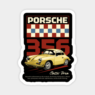 Porsche 356 Enthusiasts Magnet