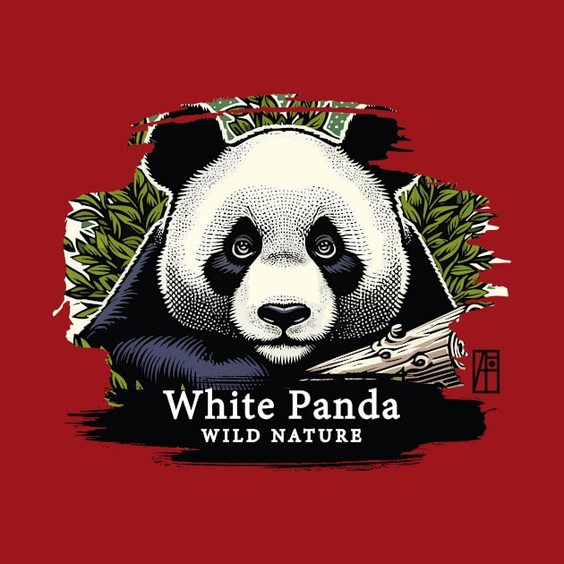 White Panda - WILD NATURE - WHITE PANDA -10 by ArtProjectShop