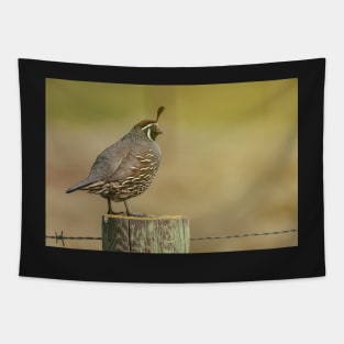 CA Quail Tapestry