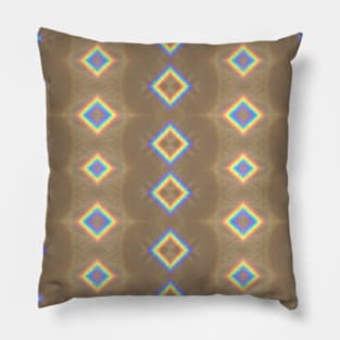 Rainbow Diamonds Pillow