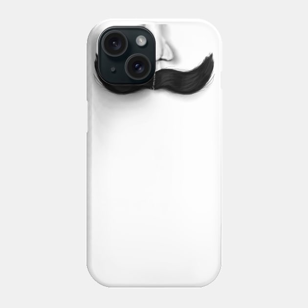 Nose and moustache transparent Phone Case by RandomPrints