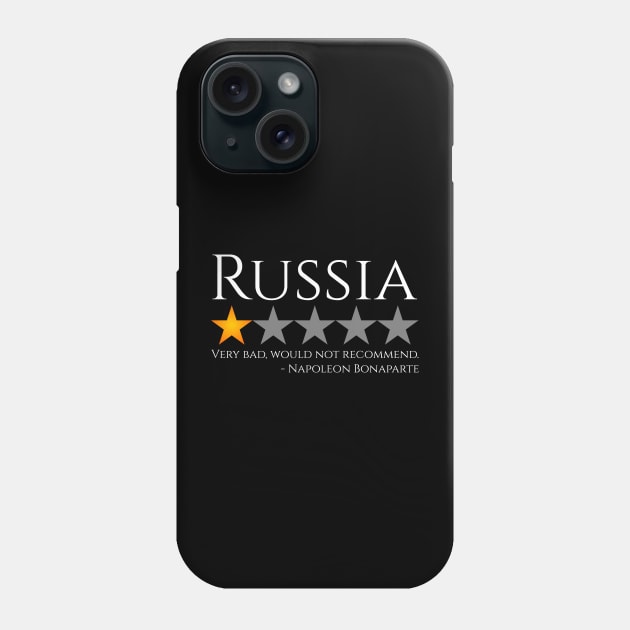 French History - Russia - Napoleon Bonaparte Russian Campaign Phone Case by Styr Designs