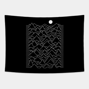 Mountains (for Dark Color) Tapestry