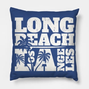 Long Beach Surfing Pillow