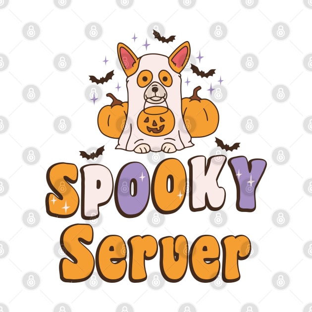 Spooky Server Halloween Costume Dog by qwertydesigns