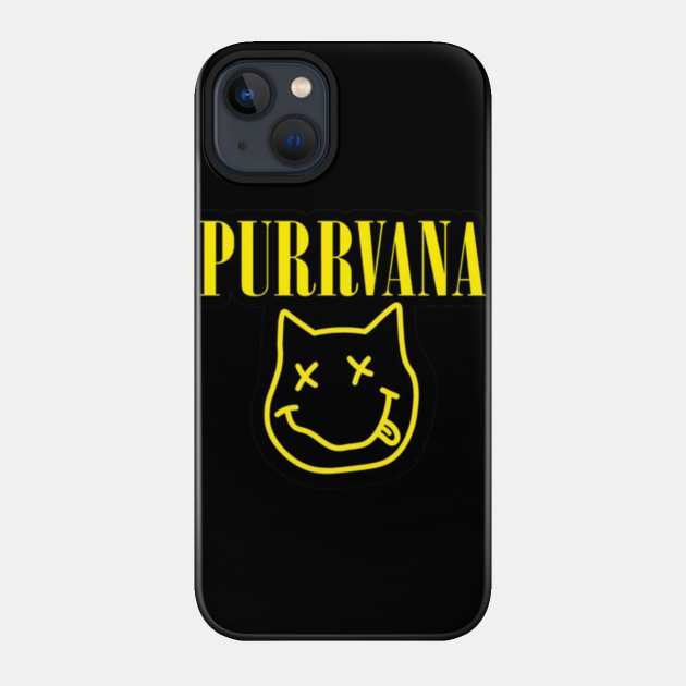 Purrvana - Cat Sabbath - Phone Case