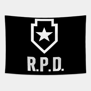 Resident Evil 2 (REimagined RPD Logo) Tapestry