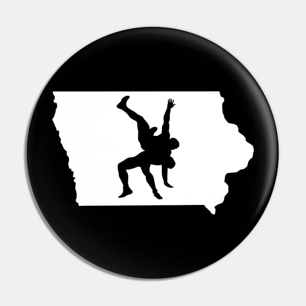 Iowa Wrestling Pin by Ruiz Combat Grappling