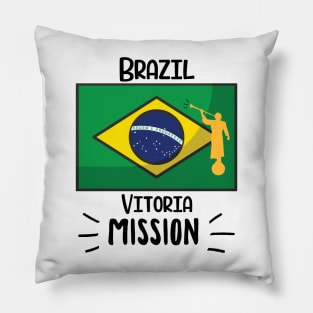 Brazil Vitoria Mormon LDS Mission Missionary Gift Idea Pillow