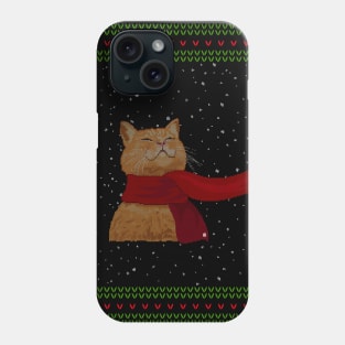 Knitted Cat Phone Case