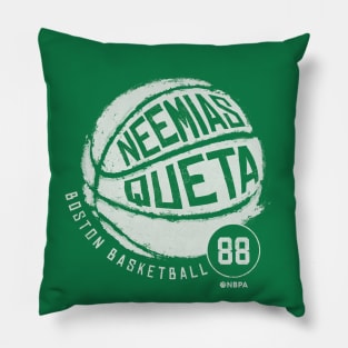 Neemias Queta Boston Basketball Pillow