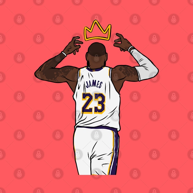 LeBron James Crowns Himself by rattraptees