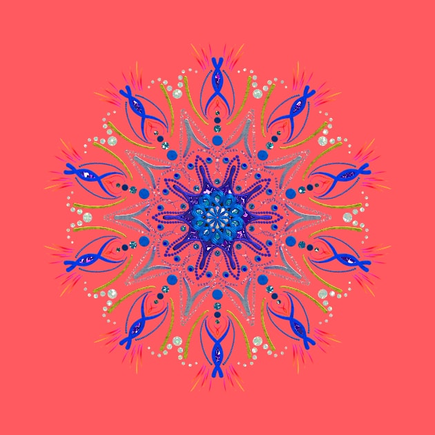 Celebration Mandala by Jane Izzy Designs