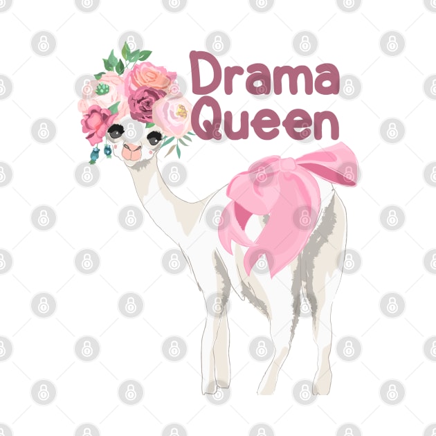 Cute Llama Lovers Design - Drama Queen by Animal Specials