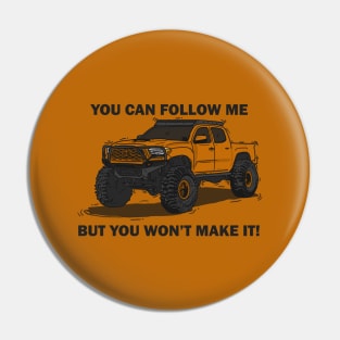 Toyota 4Runner Monster - Orange Pin