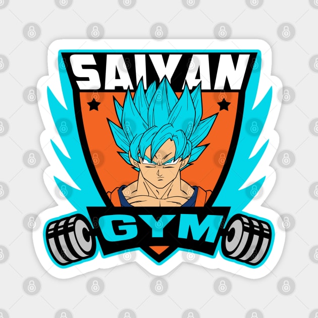Anime Gym blue version Magnet by buby87