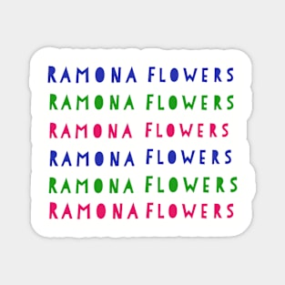 Ramona Flowers font Magnet